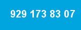 929 173 83 07 929 173 83 07